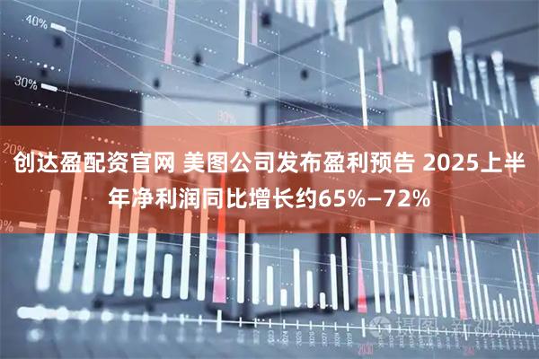 创达盈配资官网 美图公司发布盈利预告 2025上半年净利润同比增长约65%—72%
